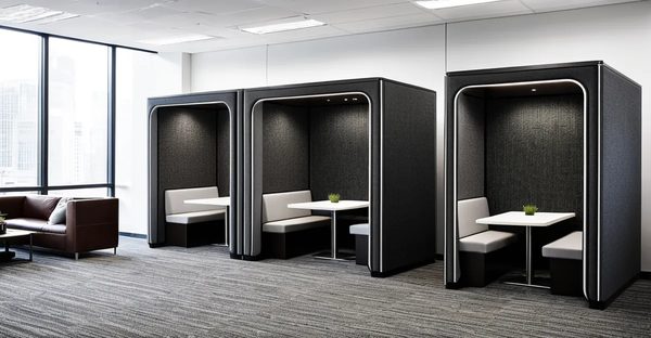Cabines acoustiques : votre oasis de tranquillité au bureau